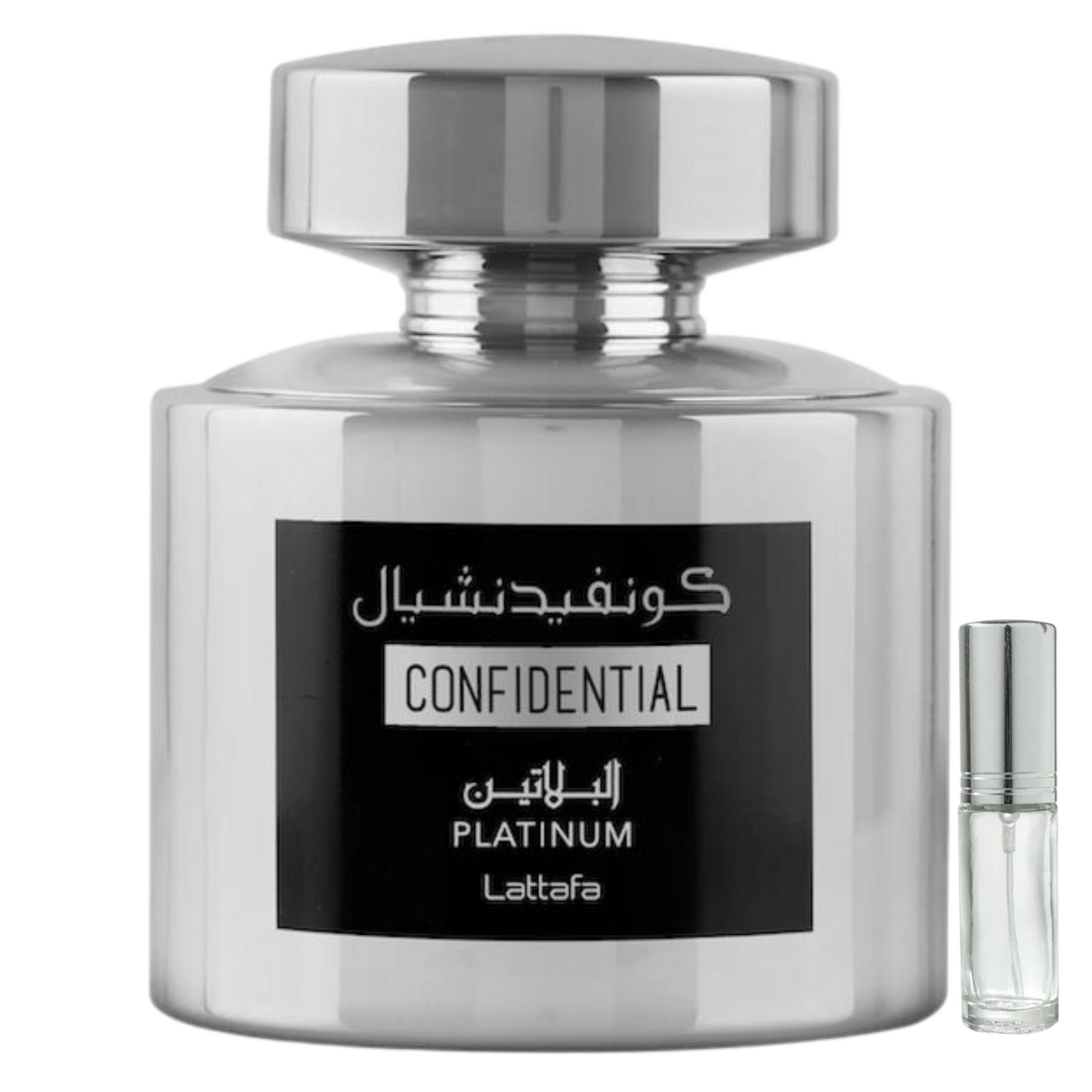 Lattafa Confidential Platinum Eau De Parfum For Men