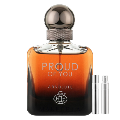 Fragrance World Proud Of You Absolute Eau De Parfum For Men Various Size Decants