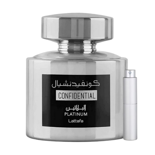 Lattafa Confidential Platinum Eau De Parfum For Men Various Size Decants