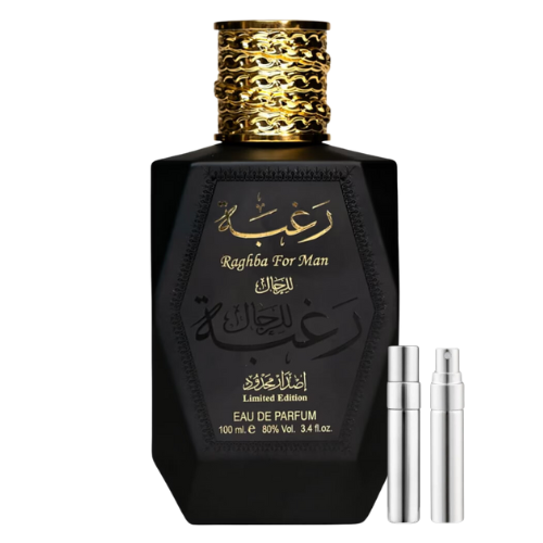 Lattafa Raghba Limited Edition for Men Eau De Parfum Various Size Decants