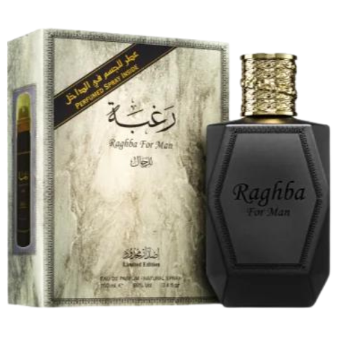 Lattafa Raghba Limited Edition for Men Eau De Parfum Various Size Decants