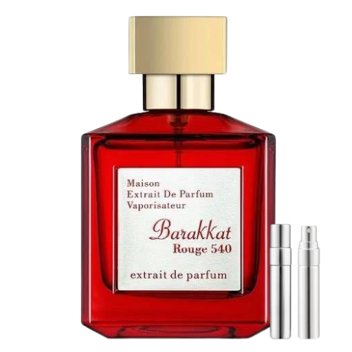 Fragrance World Barakkat Rouge 540 Extrait De Parfum For Woman Various Size Decants